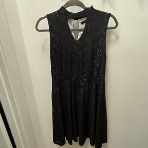 Relativity Black Eyelet Dress